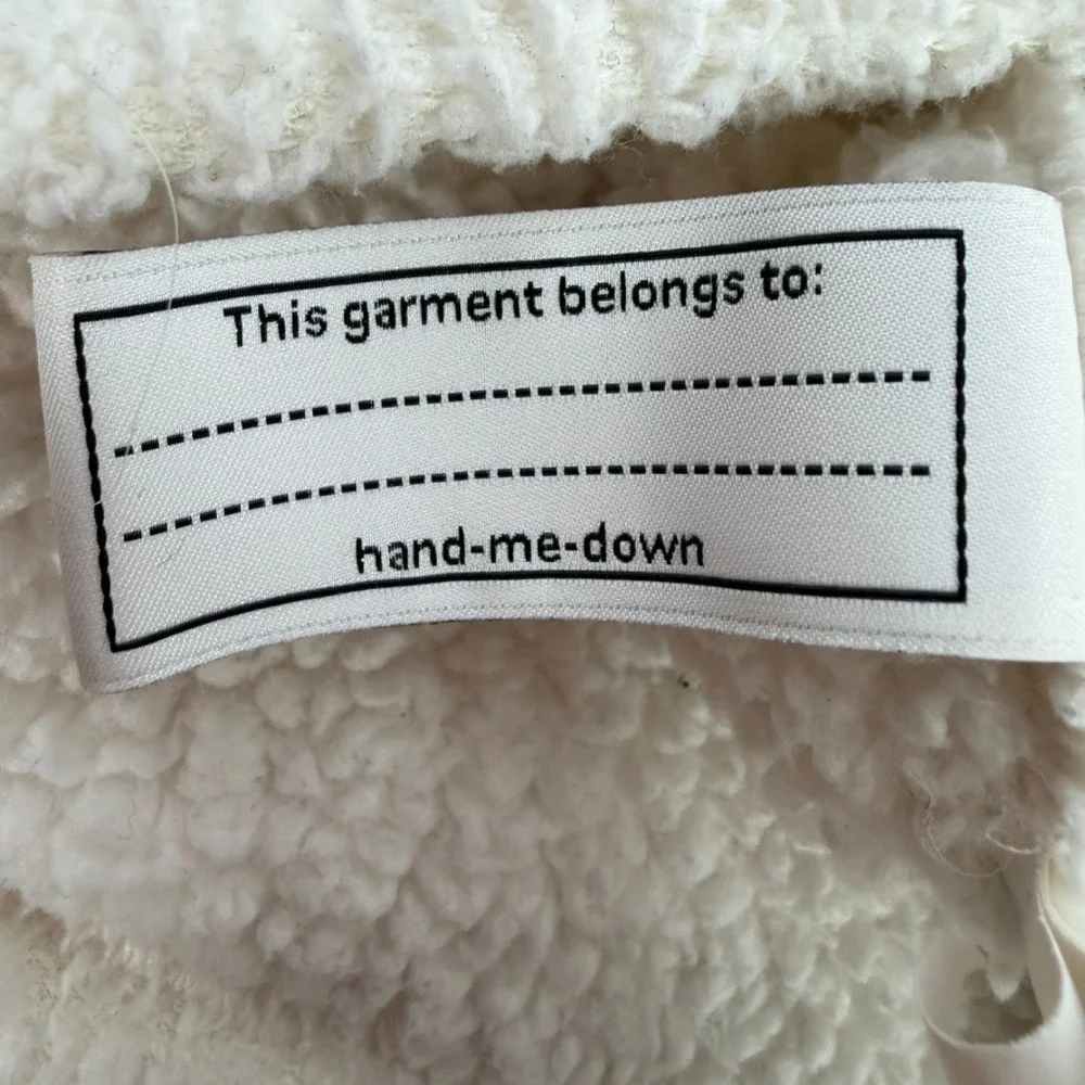 Patagonia Girls Los Gatos Fleece Vest Birch White Full Zip Size M 10